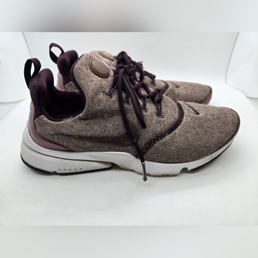 Nike Air Presto Fly Shoes Women's 6 Red Athletic Training Gym Sneakers Port Wine